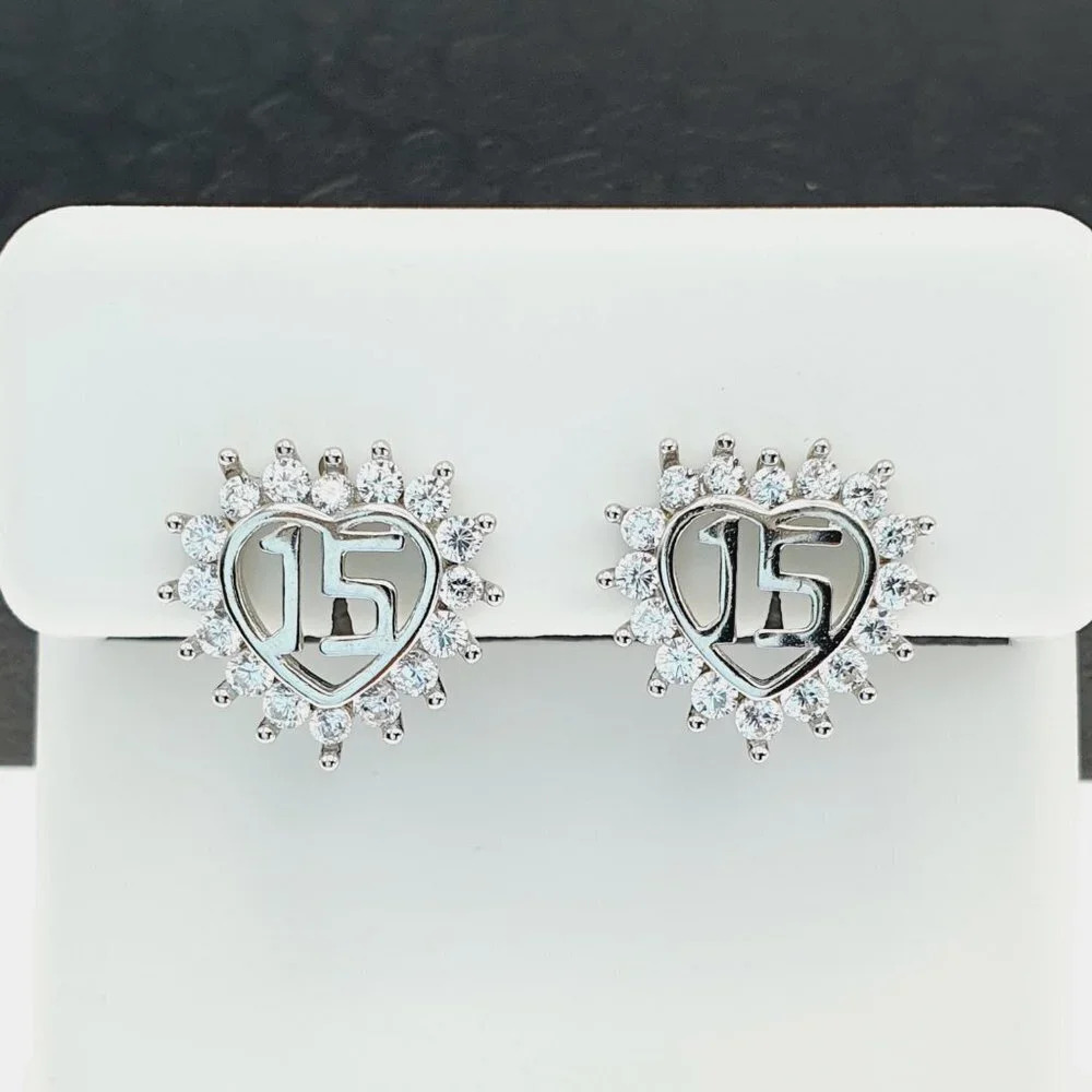 "925 sterling silver luxury CZ earrings for women/girls, Best for gift, RJUS2202